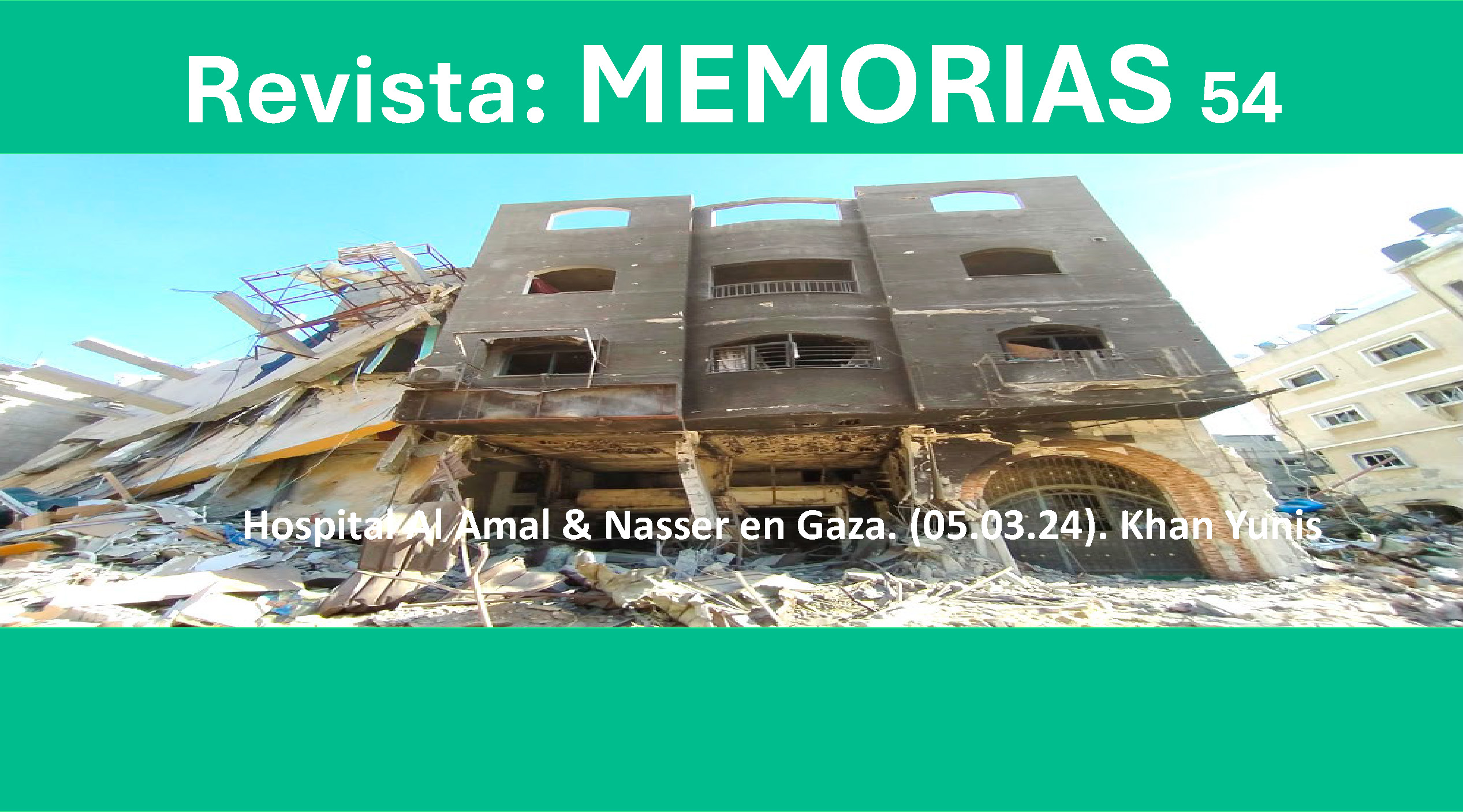 Revista: MEMORIAS, nº 54